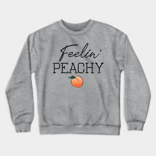 Feelin' Peachy Peach Crewneck Sweatshirt